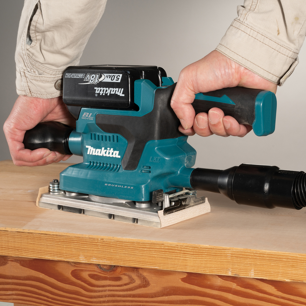 Ponceuse vibrante LXT 18 V Li-Ion - Produit seul - MAKITA - DBO380Z