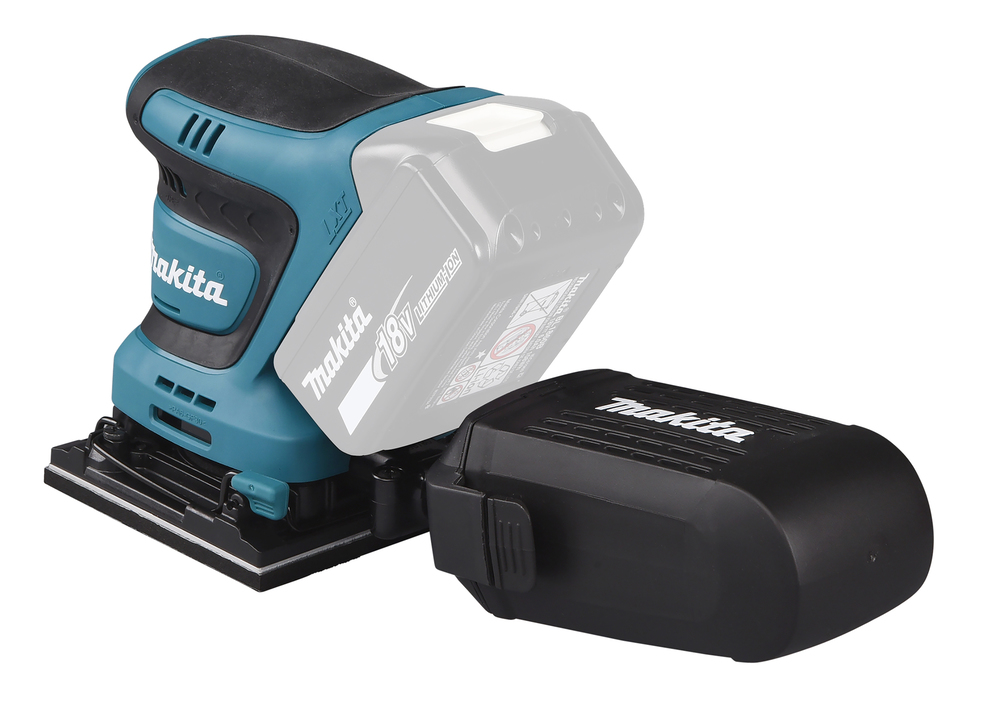 Ponceuse vibrante LXT 18 V Li-Ion 112 x 102 mm Produit seul - MAKITA - DBO480Z