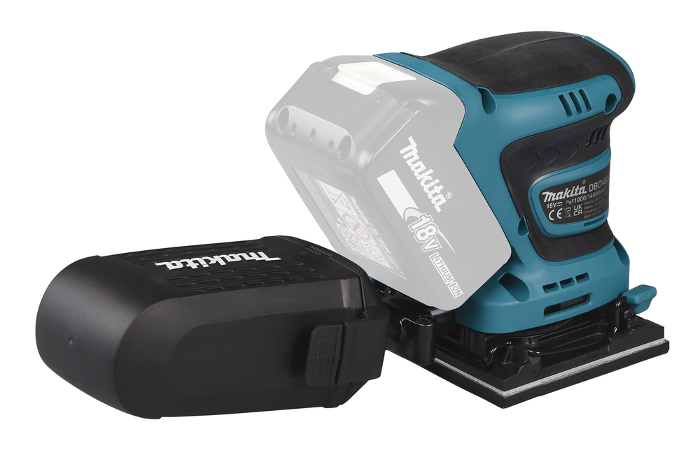 Ponceuse vibrante MAKITA LXT 18 V Li-Ion 112 x 102 mm Produit seul - DBO480Z