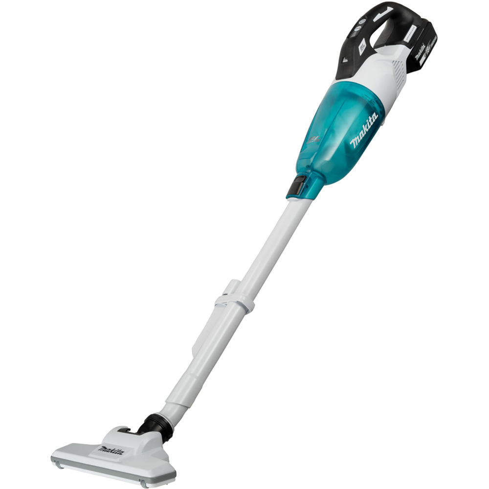 Aspirateur balai LXT 18 V Li-Ion - 3 Ah - 180 mbar - Blanc - MAKITA - DCL284FRFW
