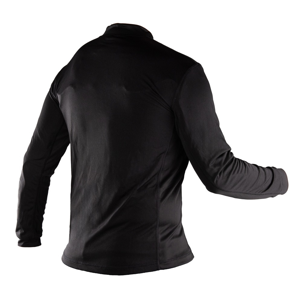 Sweat chauffant col zippé noir avec adaptateur LXT MAKITA - DCX201C