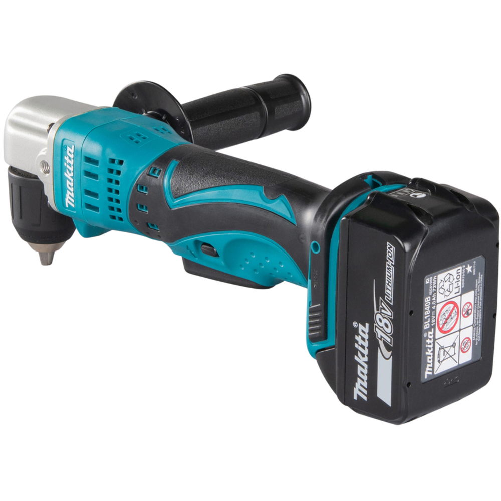 Perceuse visseuse d'angle 18 V Li-Ion 5 Ah Diam. 10 mm Auto-serrant - MAKITA - DDA351RTJ