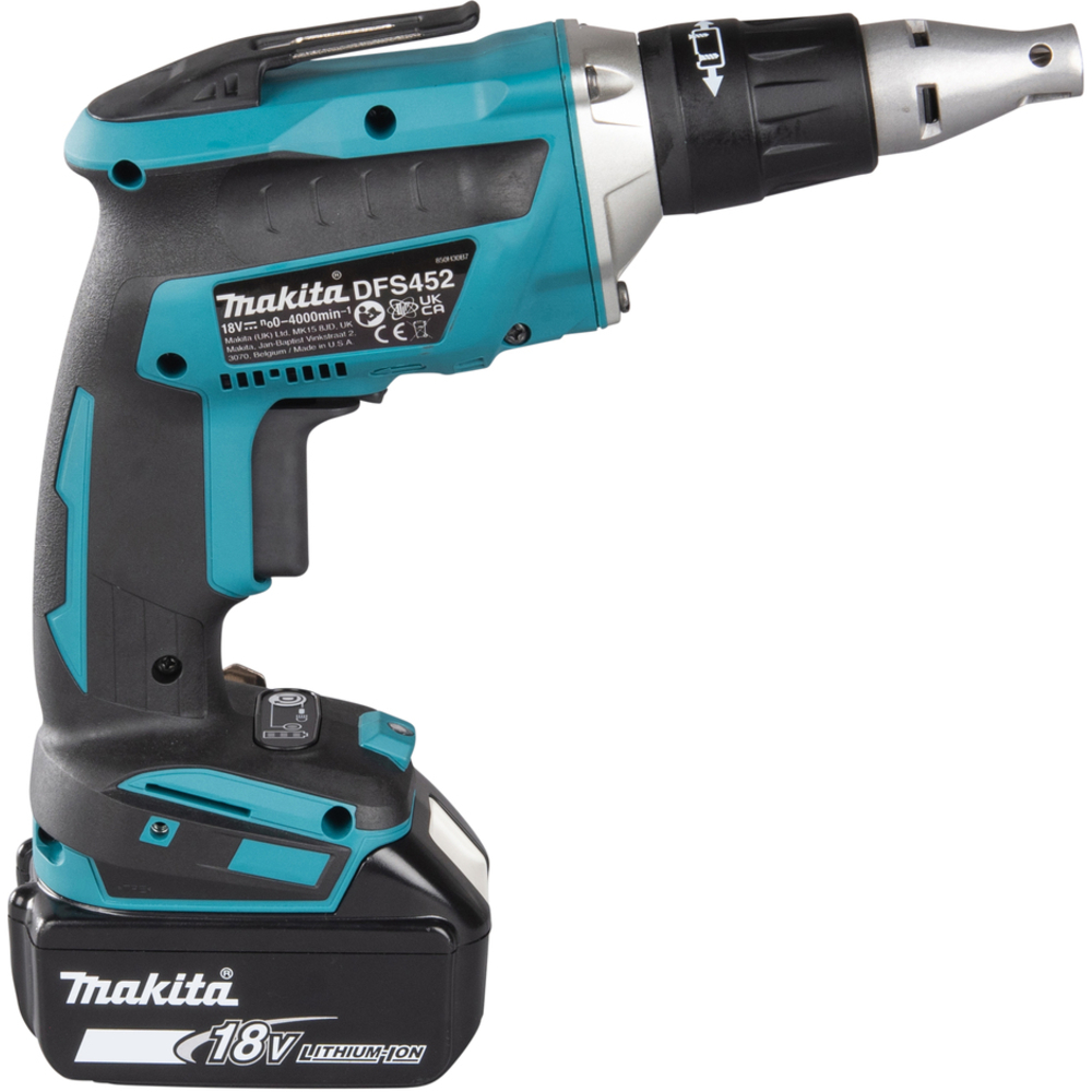 Visseuse automatique 18 V Li-Ion 5 Ah 5 x 25 à 55 mm - MAKITA - DFS452TJX2