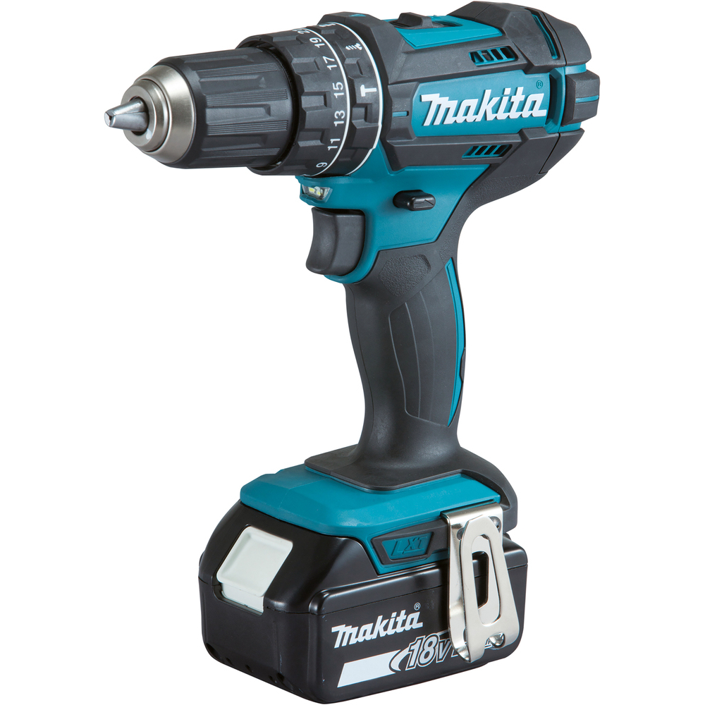 Perceuse visseuse à percussion LXT - 18 V Li-Ion - 3 Ah - D13 mm - MAKITA - DHP482SFE