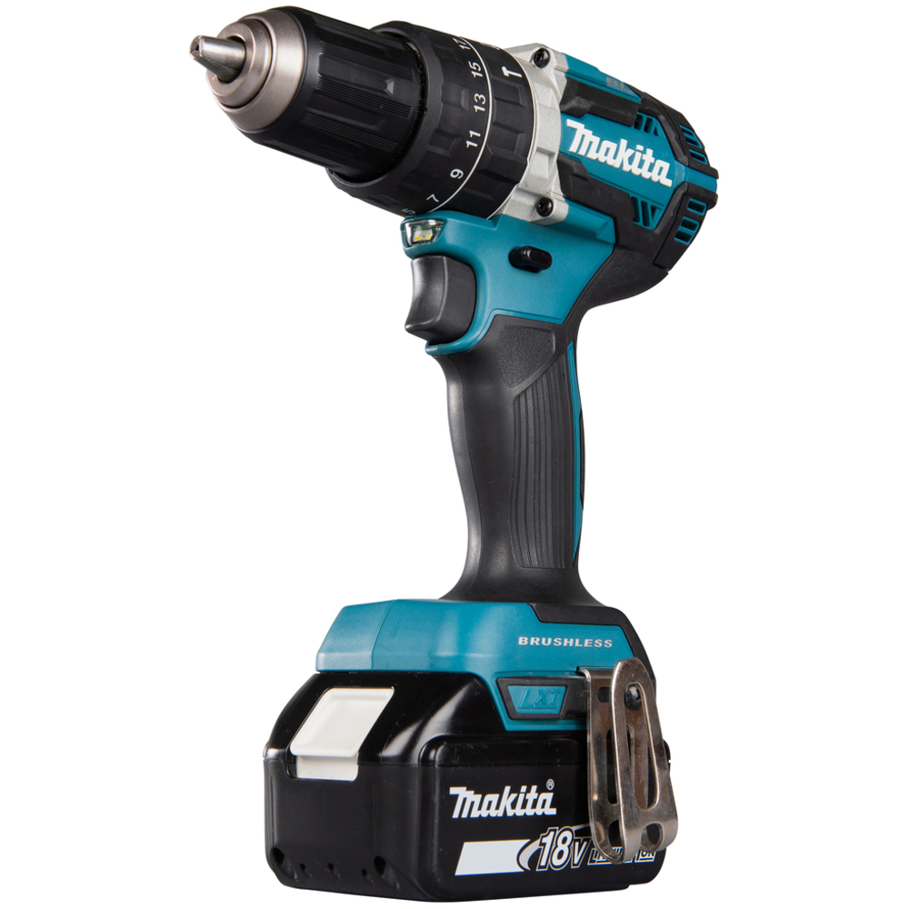 Perceuse visseuse percussion LXT 18 V Li-Ion 3Ah D13 mm - MAKITA - DHP484RF3J