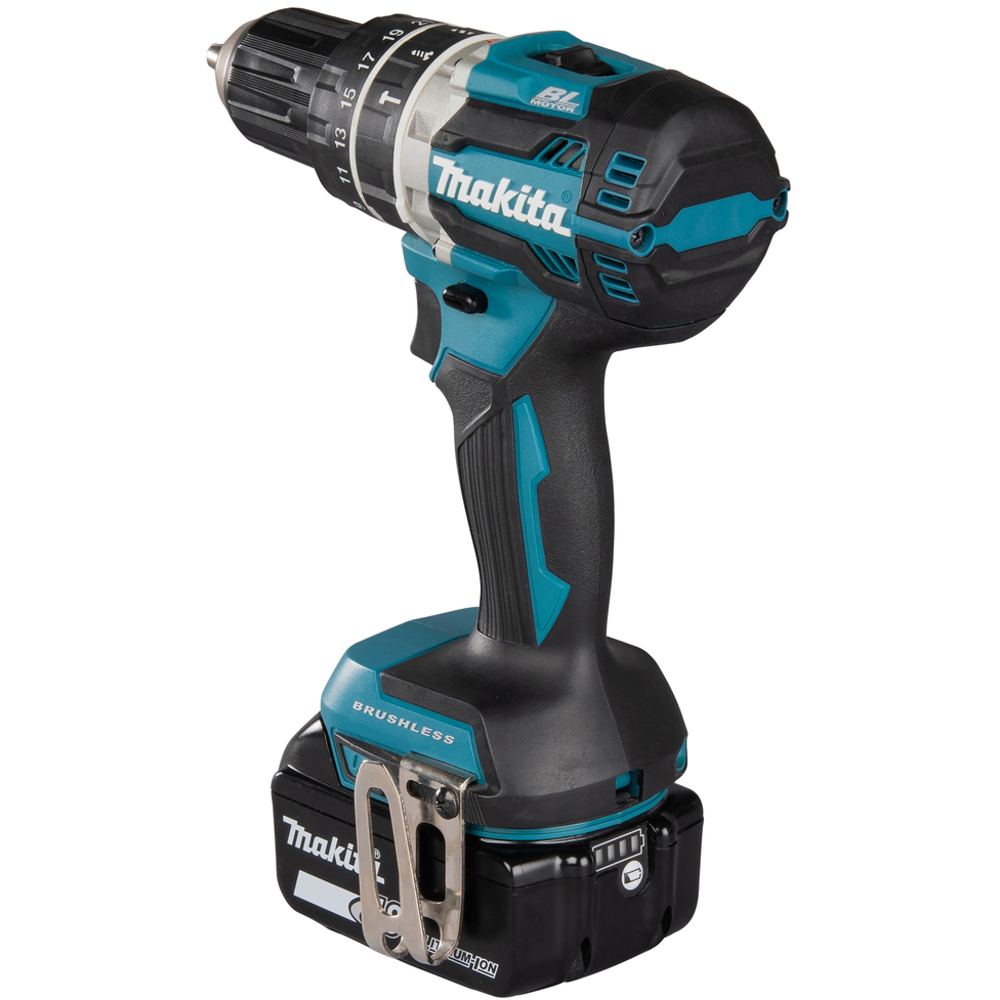 Perceuse visseuse percussion LXT 18 V Li-Ion 3Ah D13 mm - MAKITA - DHP484RF3J