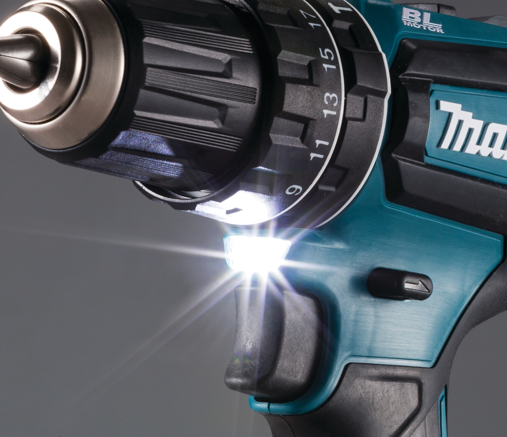 Perceuse visseuse MAKITA LXT 18 V Li-Ion 4 Ah Ø 13 mm 50 Nm - DHP485RMJ