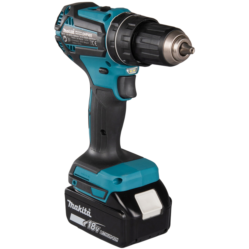 Perceuse visseuse à percussion 18 V Li-Ion 5 Ah D13 mm - MAKITA - DHP485RTJ