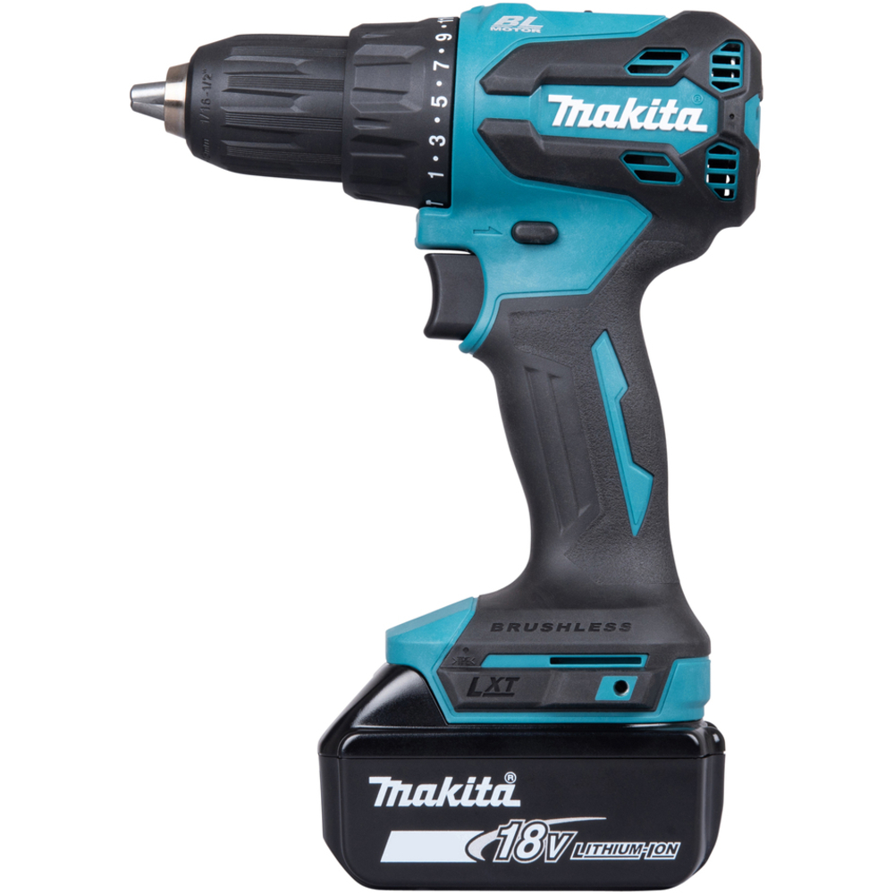 Perceuse visseuse percussion 18 V Li-Ion 3Ah D13 mm - MAKITA - DHP490SFJ