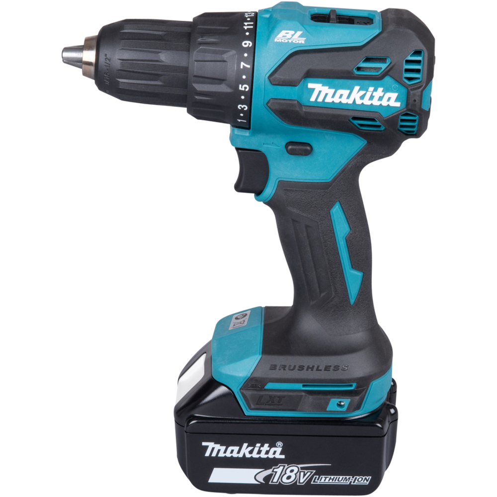 Perceuse visseuse percussion 18 V Li-Ion 3Ah D13 mm - MAKITA - DHP490SFJ