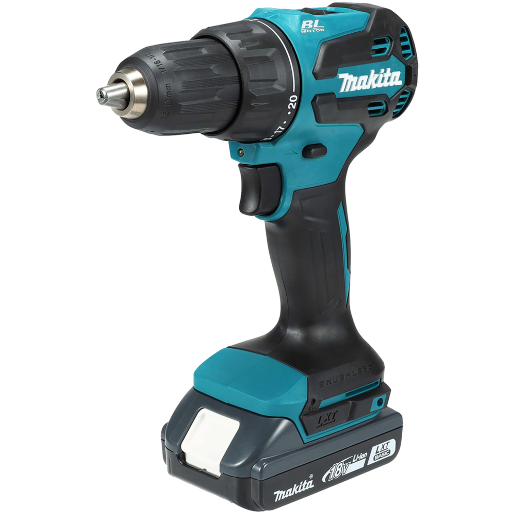 Perceuse visseuse percussion LXT 18 V Li-Ion 2Ah D13 mm - MAKITA - DHP490WVE
