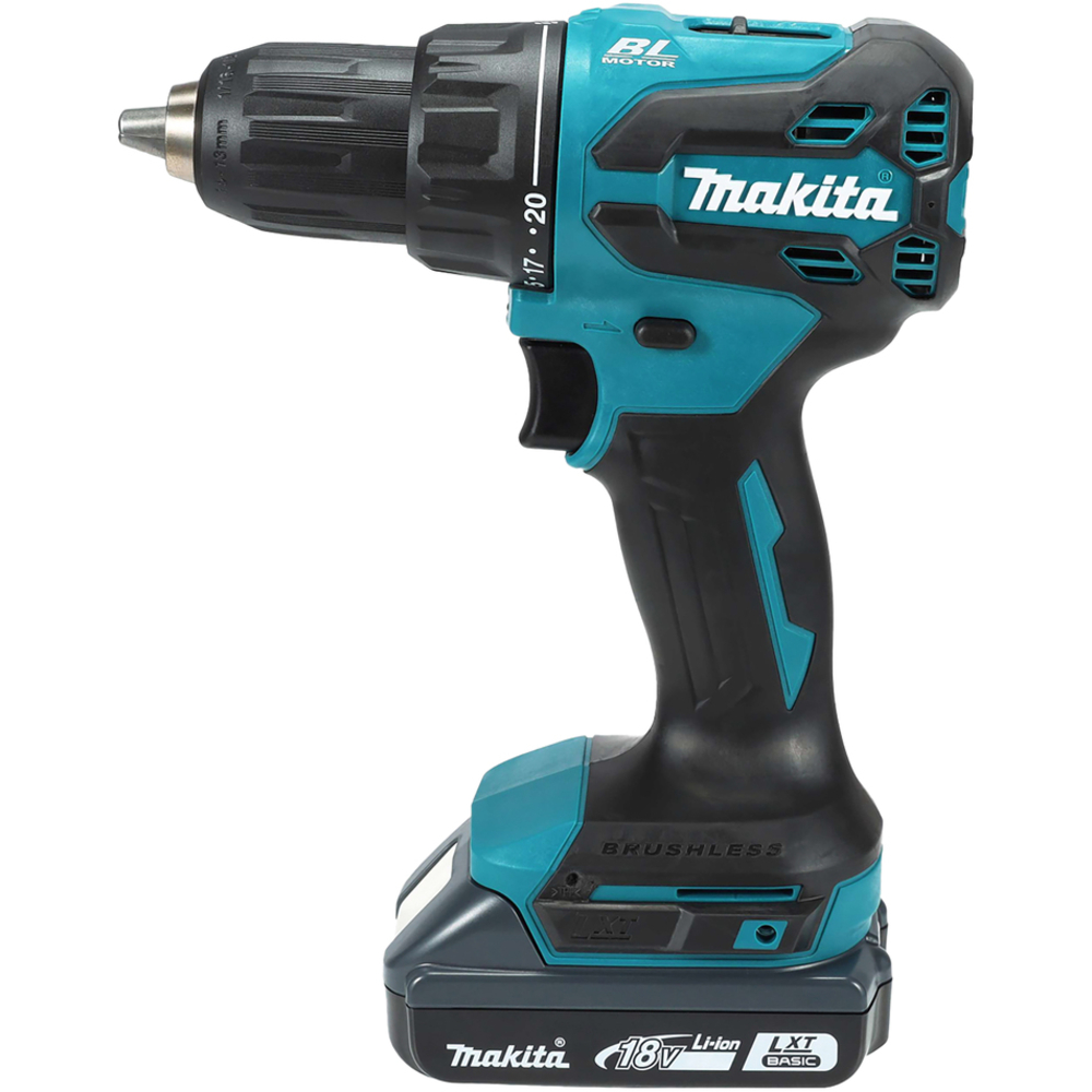 Perceuse visseuse percussion LXT 18 V Li-Ion 2Ah D13 mm - MAKITA - DHP490WVE
