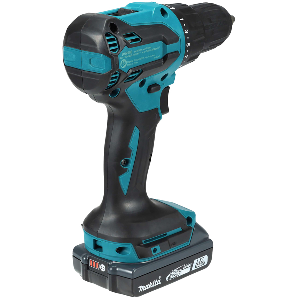 Perceuse visseuse percussion LXT 18 V Li-Ion 2Ah D13 mm - MAKITA - DHP490WVE