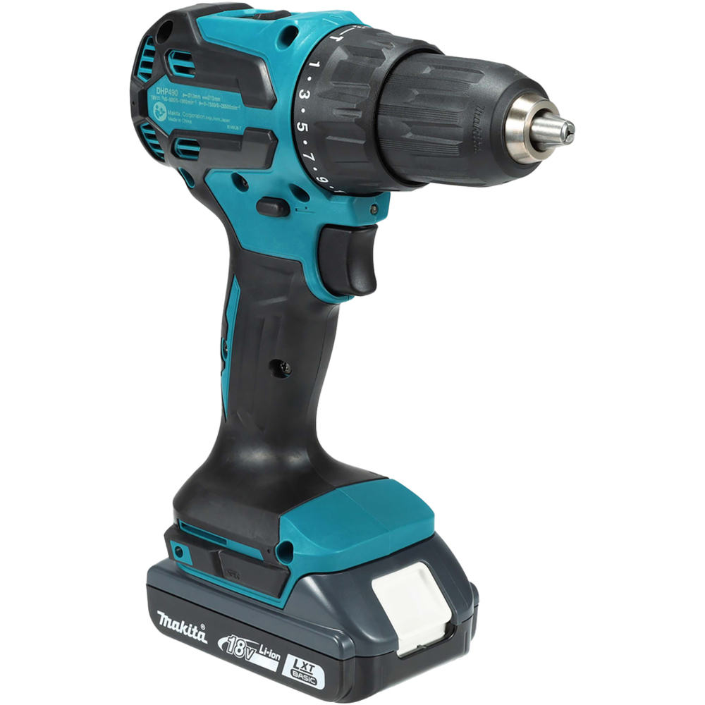 Perceuse visseuse percussion LXT 18 V Li-Ion 2Ah D13 mm - MAKITA - DHP490WVE