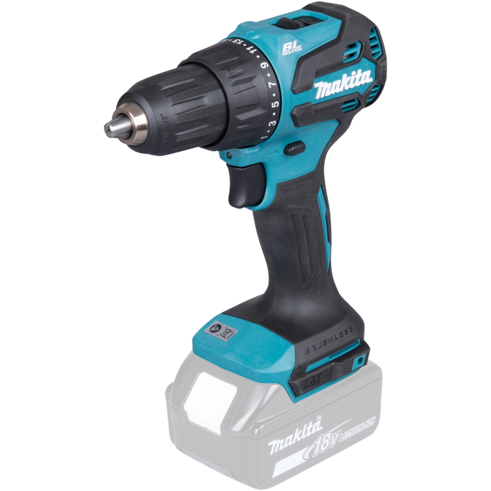 Perceuse visseuse percussion 18 V Li-Ion D13 mm Produit seul - MAKITA - DHP490Z
