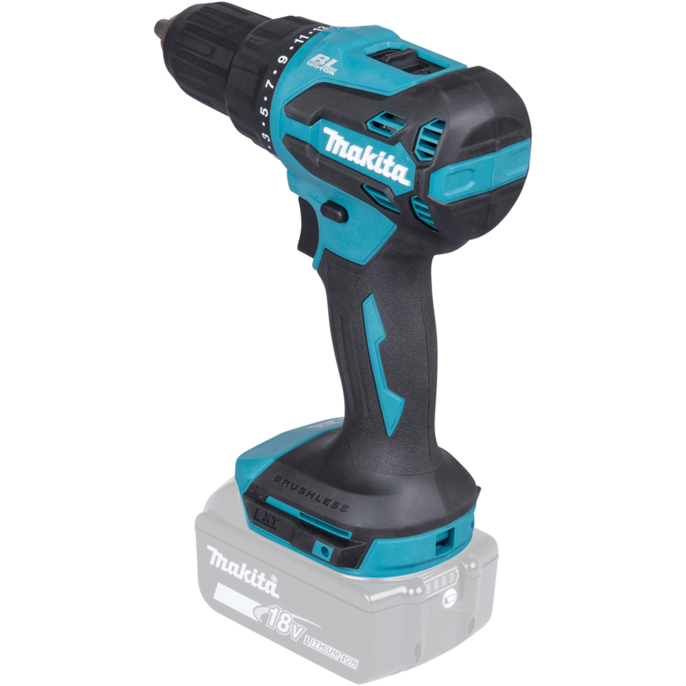 Perceuse visseuse percussion 18 V Li-Ion D13 mm Produit seul - MAKITA - DHP490Z