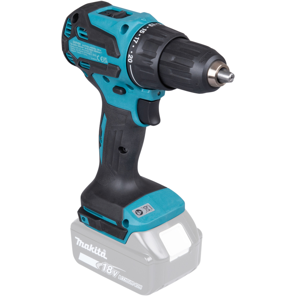 Perceuse visseuse percussion 18 V Li-Ion D13 mm Produit seul - MAKITA - DHP490Z