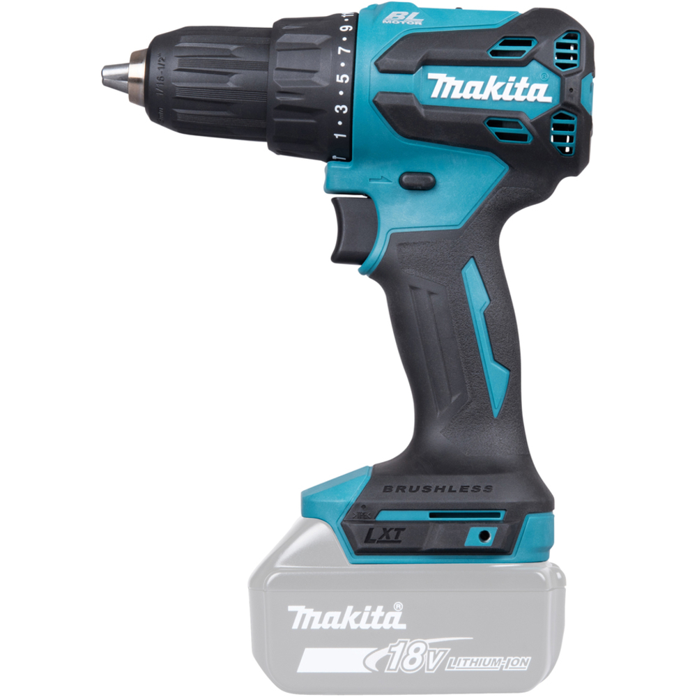 Perceuse visseuse percussion 18 V Li-Ion D13 mm Produit seul - MAKITA - DHP490Z