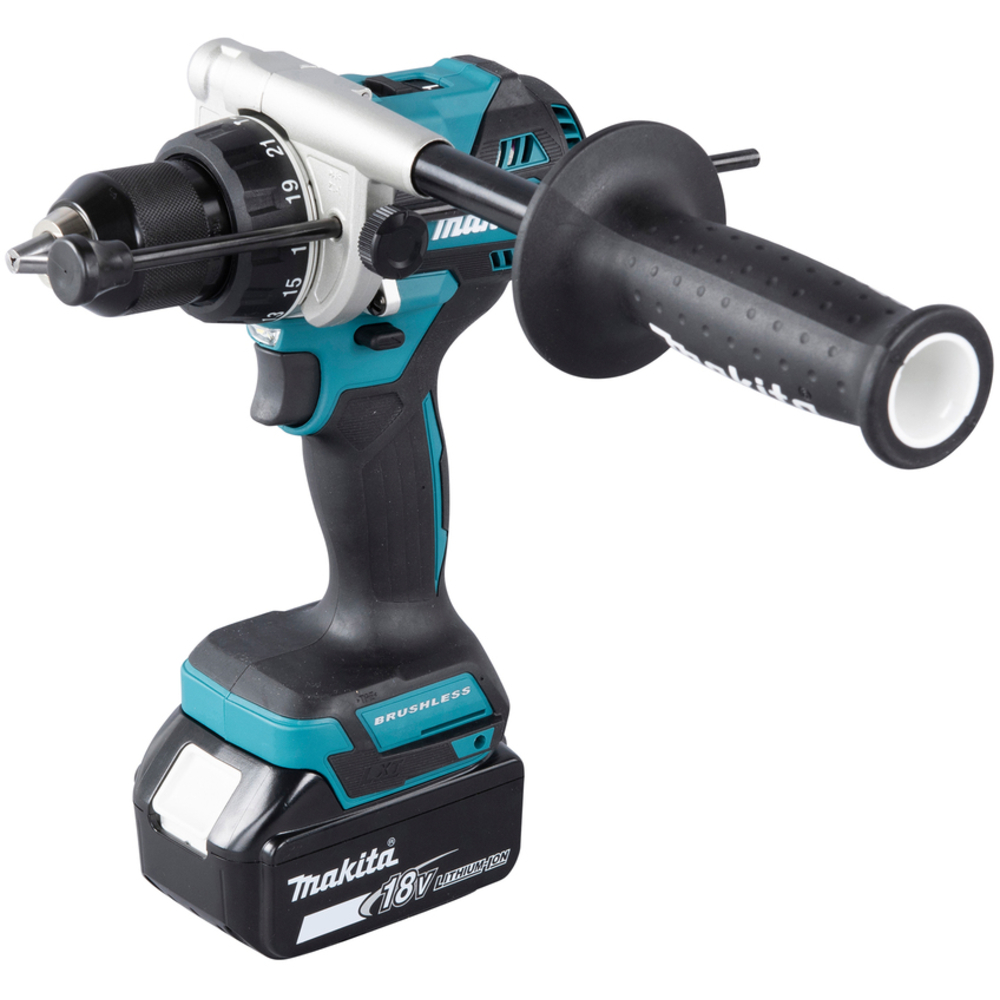 Perceuse visseuse percussion LXT 18 V Li-Ion 5Ah D13 mm - MAKITA - DHP492RTJ