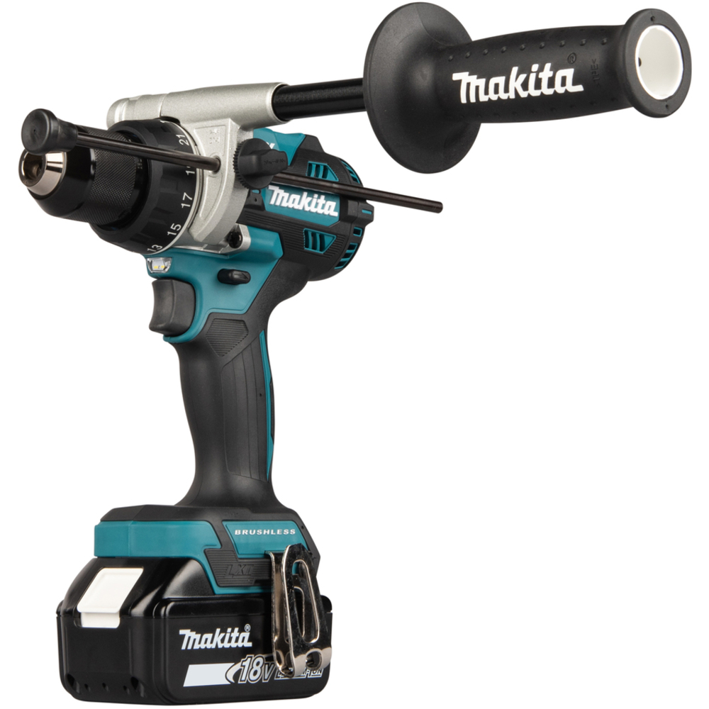 Perceuse visseuse percussion LXT 18 V Li-Ion 5Ah D13 mm - MAKITA - DHP492RTJ
