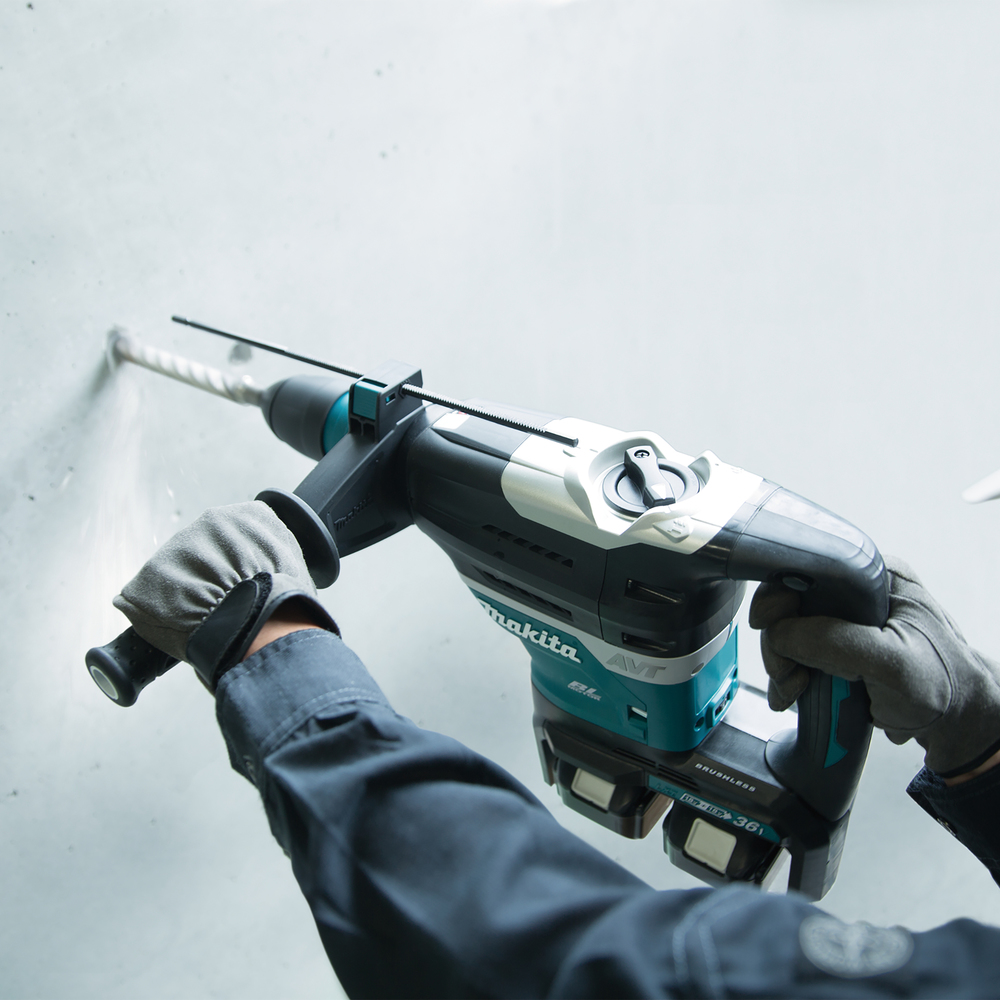 Perforateur SDS-Max LXT 36 V => 2 x 18 V Li-Ion 6 Ah 40 mm 8 Joules - MAKITA - DHR400G2UN