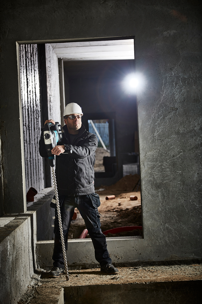 Perforateur MAKITA SDS-Max LXT 36 V => 2 x 18 V Li-Ion 6 Ah 40 mm 8 Joules - DHR400G2UN