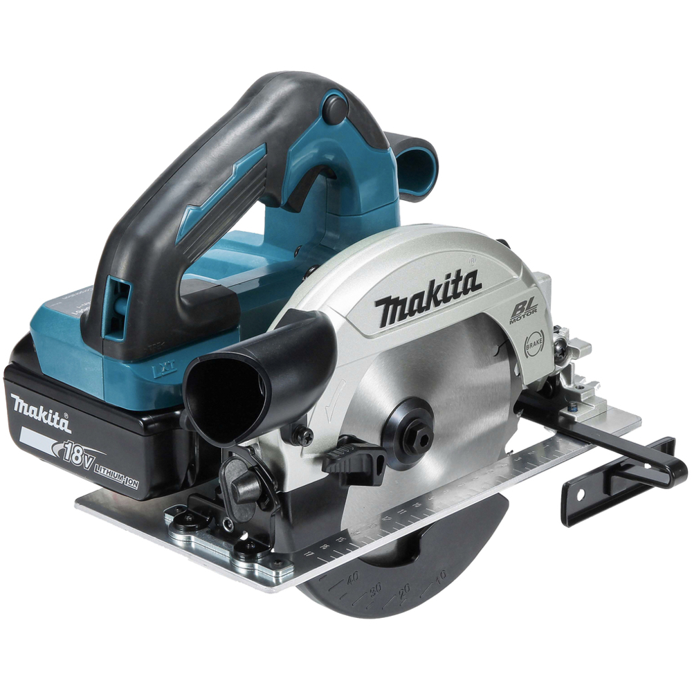 Scie circulaire 18 V Li-Ion 5 Ah Batterie 18 V LXT Diam. 165 mm - MAKITA - DHS661RTJU