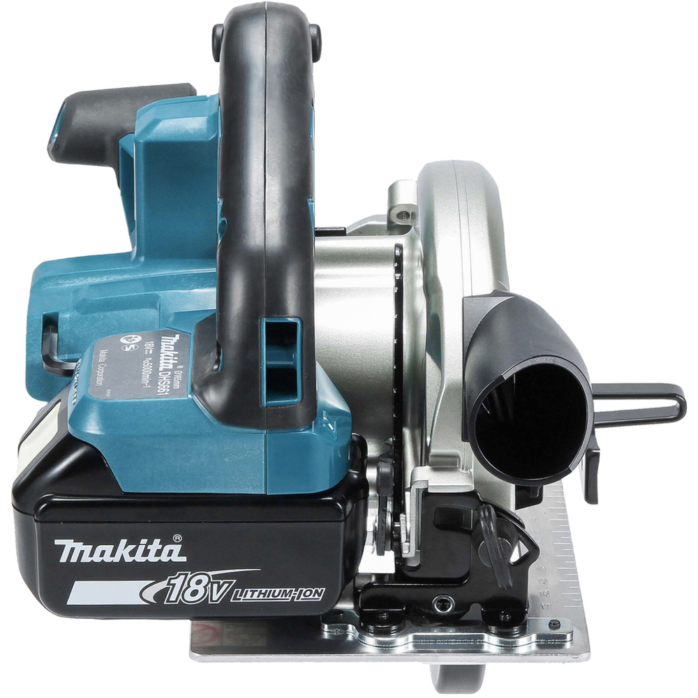 Scie circulaire 18 V Li-Ion 5 Ah Batterie 18 V LXT Diam. 165 mm - MAKITA - DHS661RTJU