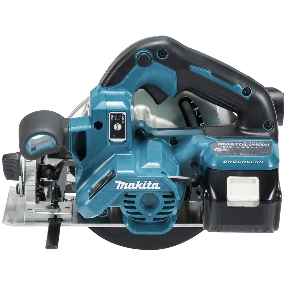 Scie circulaire 18 V Li-Ion 5 Ah Batterie 18 V LXT Diam. 165 mm - MAKITA - DHS661RTJU