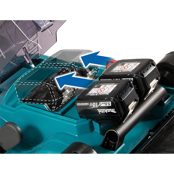 Tondeuse 36 V 2 x 18 V Li-Ion 4 batteries - MAKITA - DLM382PF4