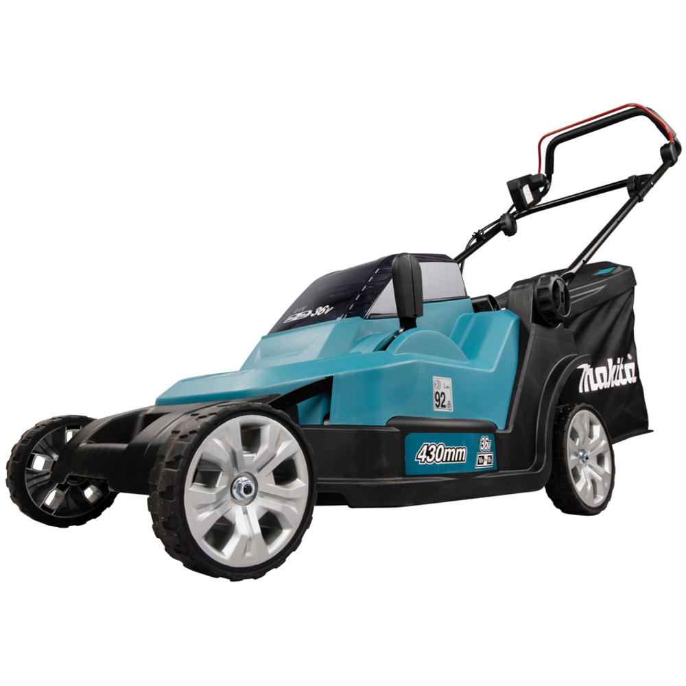 Tondeuse 36 V => 2 x 18 V Li-Ion 500 m² de tonte - MAKITA - DLM432PT2