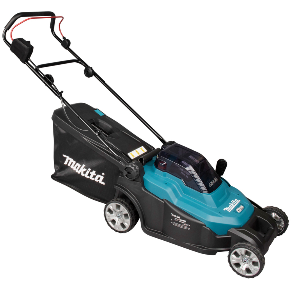 Tondeuse 36 V => 2 x 18 V Li-Ion 500 m² de tonte - MAKITA - DLM432PT2