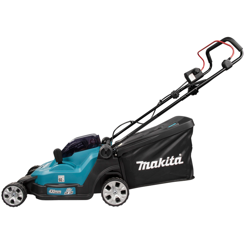 Tondeuse 36 V => 2 x 18 V Li-Ion 500 m² de tonte - MAKITA - DLM432PT2