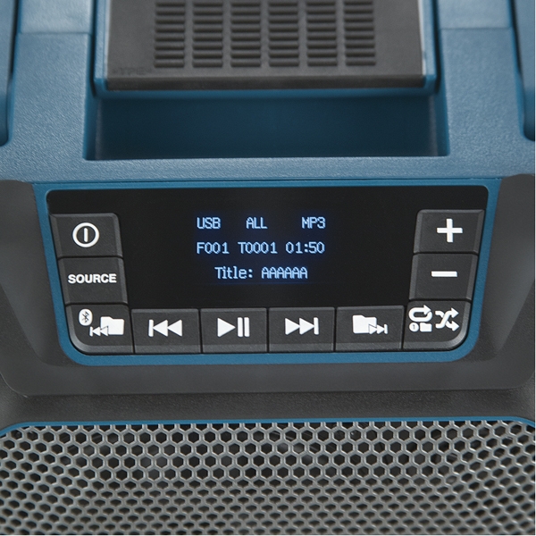 ENCEINTE BLUETOOTH MAKITA BATTERIE/SECTEUR (PRODUIT SEUL) - DMR202