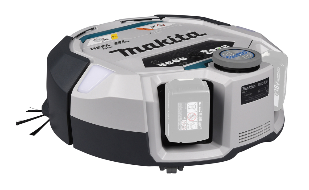 Aspirateur robot surface 600 m² 36V = 2 x 18V LXT - MAKITA - DRC300Z
