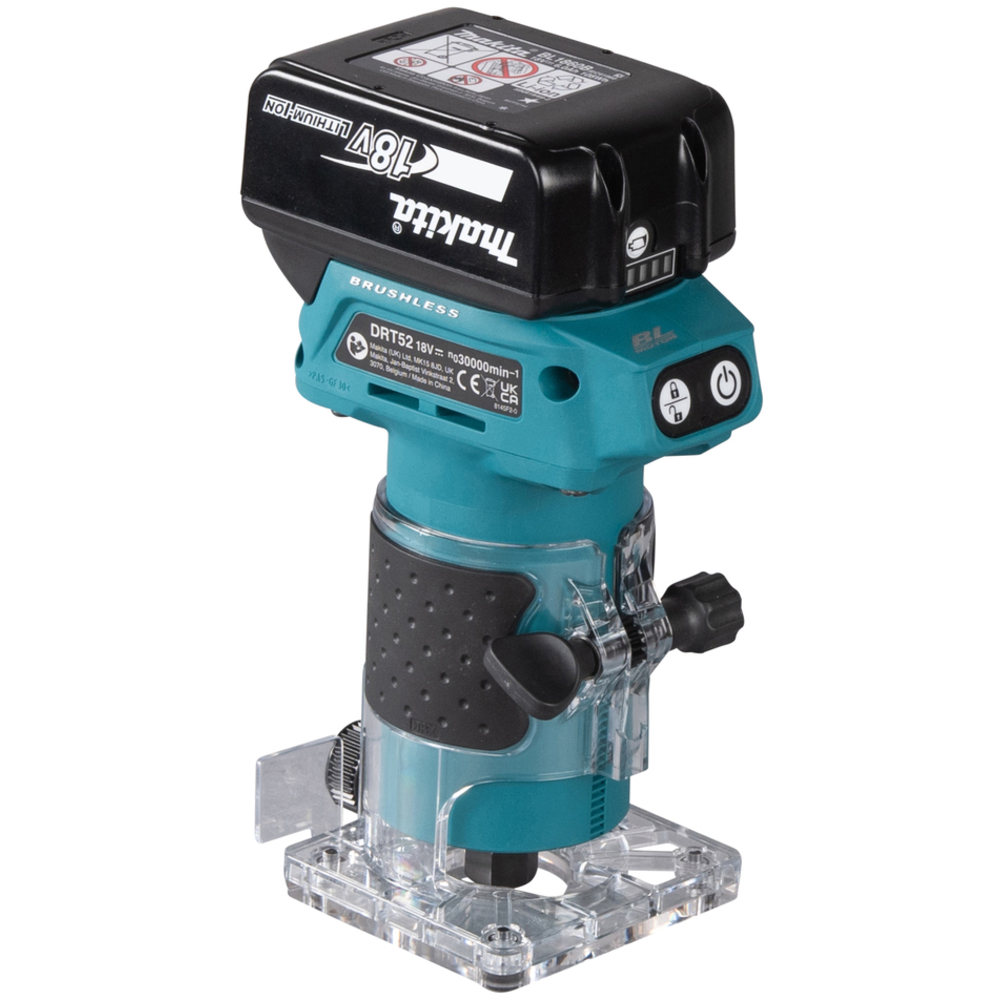 Affleureuse LXT 18 V Li-Ion - D6 mm - 3 Ah - MAKITA - DRT52SF