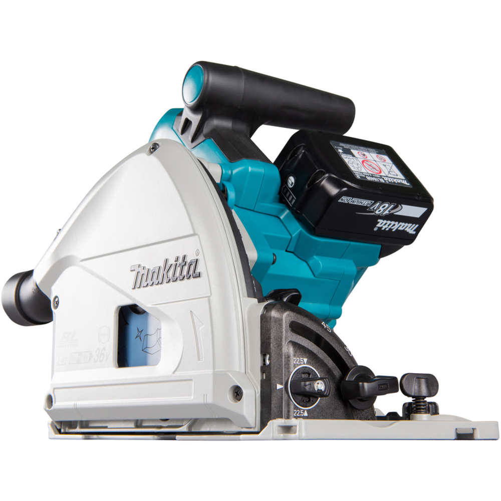 SCIE PLONGEANTE 18 V LI-ION 5 AH 165 MM+2 BATTERIES +1 CHARGEUR RAPIDE + 1 COFFRET - MAKITA - DSP600PT2J