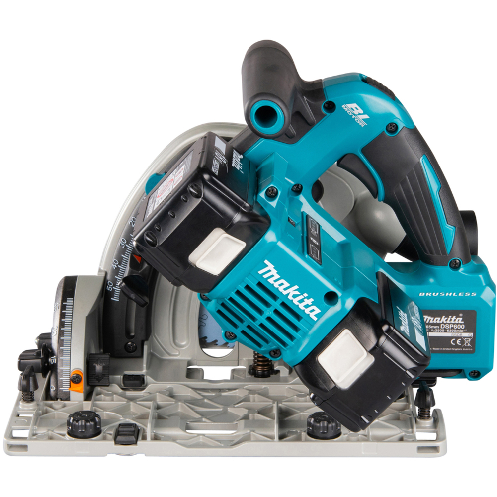 SCIE PLONGEANTE 18 V LI-ION 5 AH 165 MM+2 BATTERIES +1 CHARGEUR RAPIDE + 1 COFFRET - MAKITA - DSP600PT2J