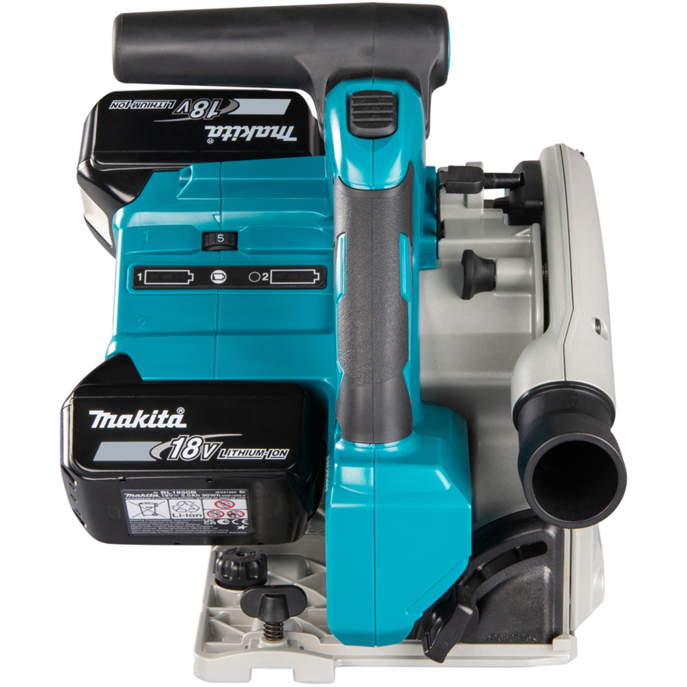 SCIE PLONGEANTE 18 V LI-ION 5 AH 165 MM+2 BATTERIES +1 CHARGEUR RAPIDE + 1 COFFRET - MAKITA - DSP600PT2J