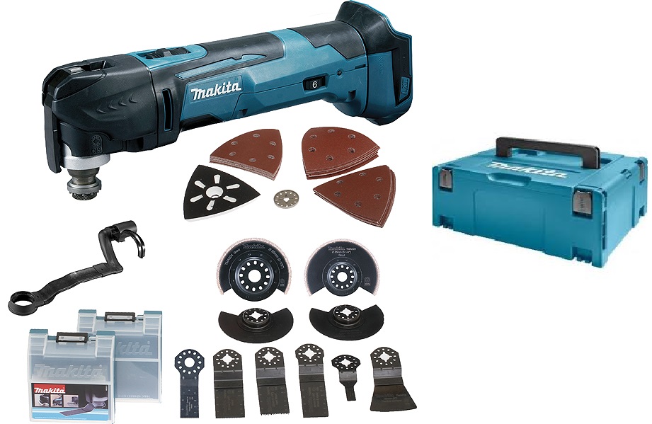 Découpeur-ponceur multifonctions LXT 18 V Li-ion kit accessoires Produit seul - MAKITA - DTM51ZJX3