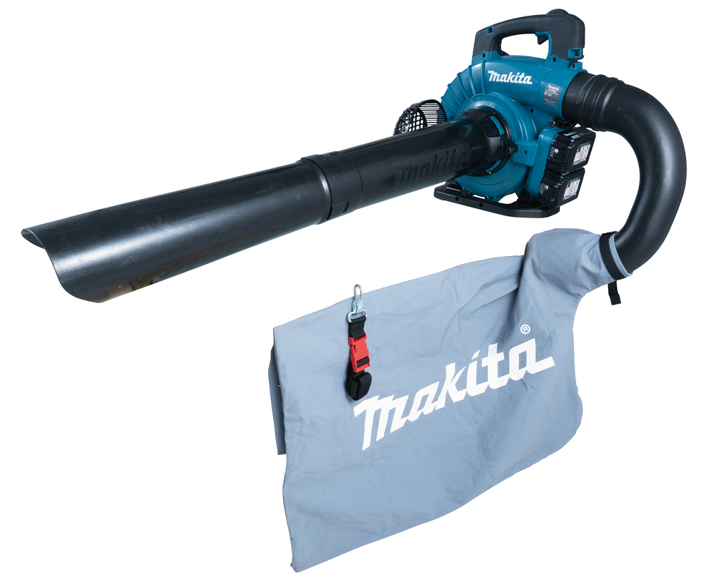 Souffleur aspirateur MAKITA 13,4 m³/min avec batteries DUB363RF2V