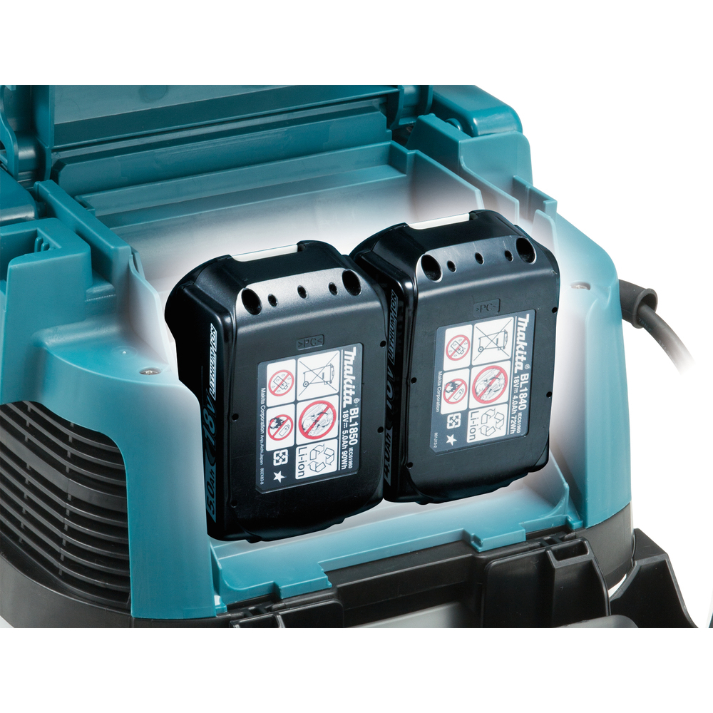 Aspirateur 36 V => 2 x 18 V Batterie / Secteur - MAKITA - DVC150LZ