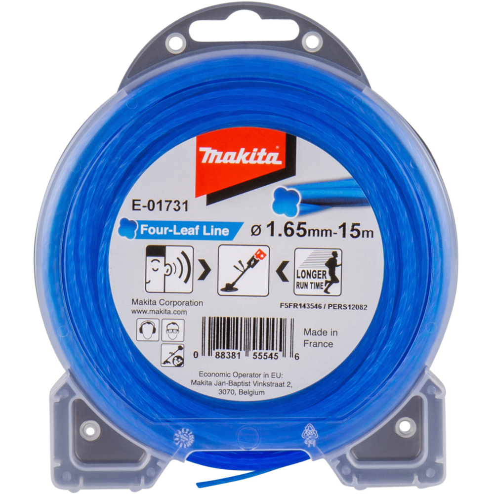 FIL NYLON TREFLE TORSADE 1.65-15M - MAKITA - E-01731