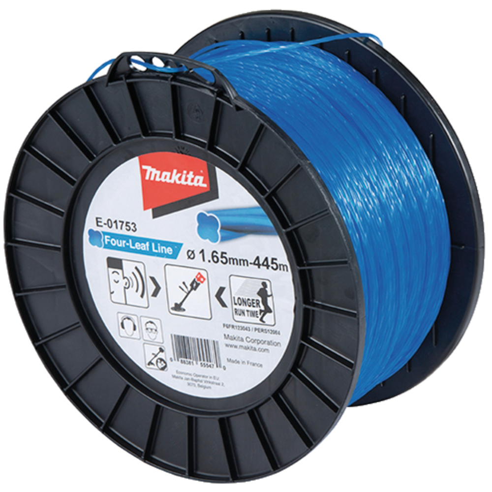 FIL NYLON TREFLE TORSADE 1.65-445M - MAKITA - E-01753