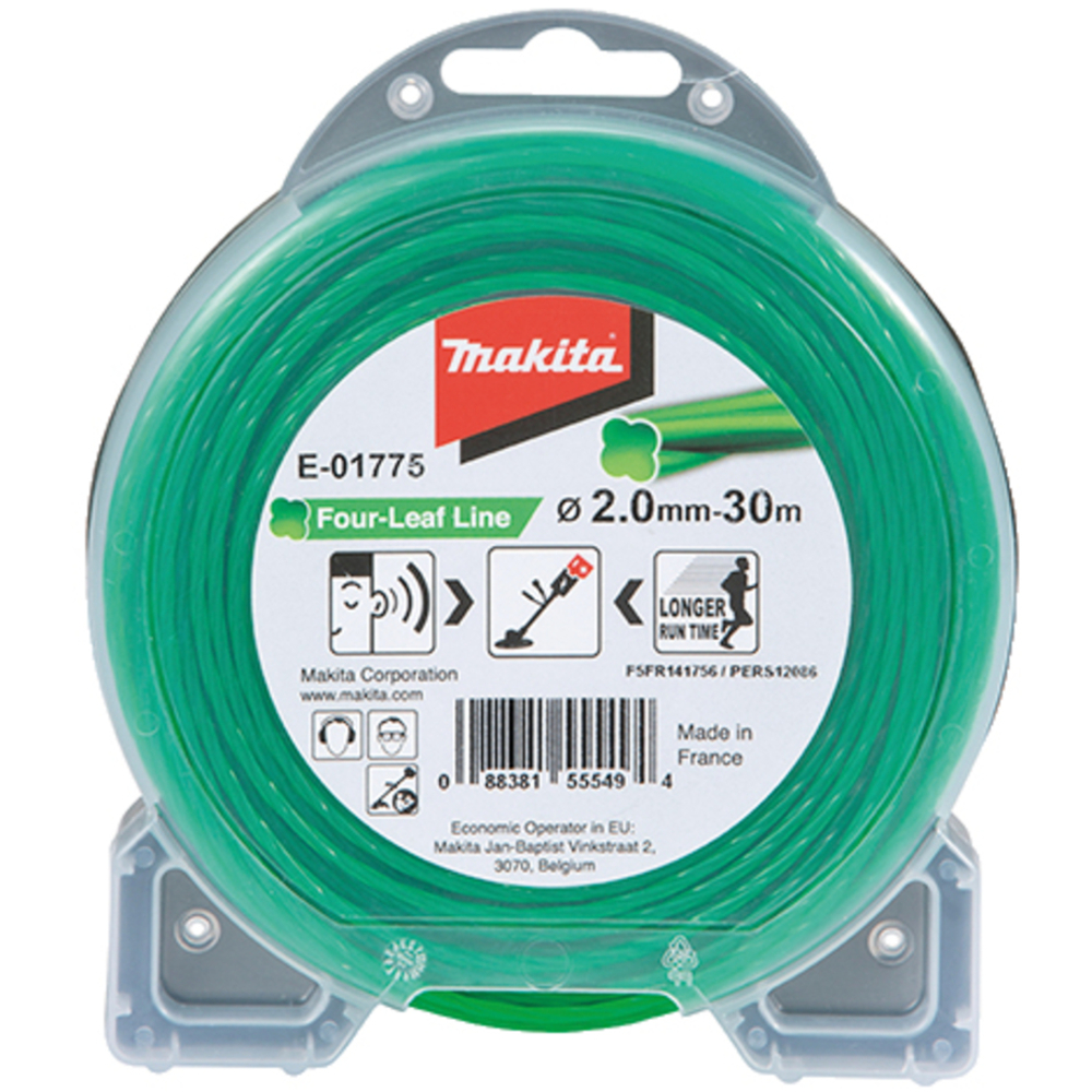 FIL NYLON TREFLE TORSADE 2-30M - MAKITA - E-01775