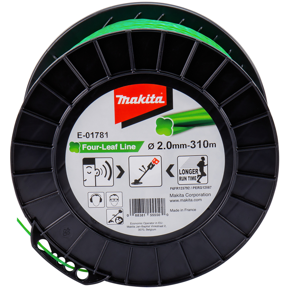 FIL NYLON TREFLE TORSADE 2-310M - MAKITA - E-01781