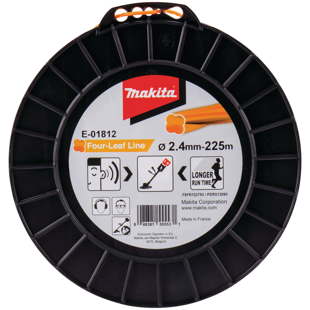 FIL NYLON TREFLE TORSADE 2.4-225M - MAKITA - E-01812
