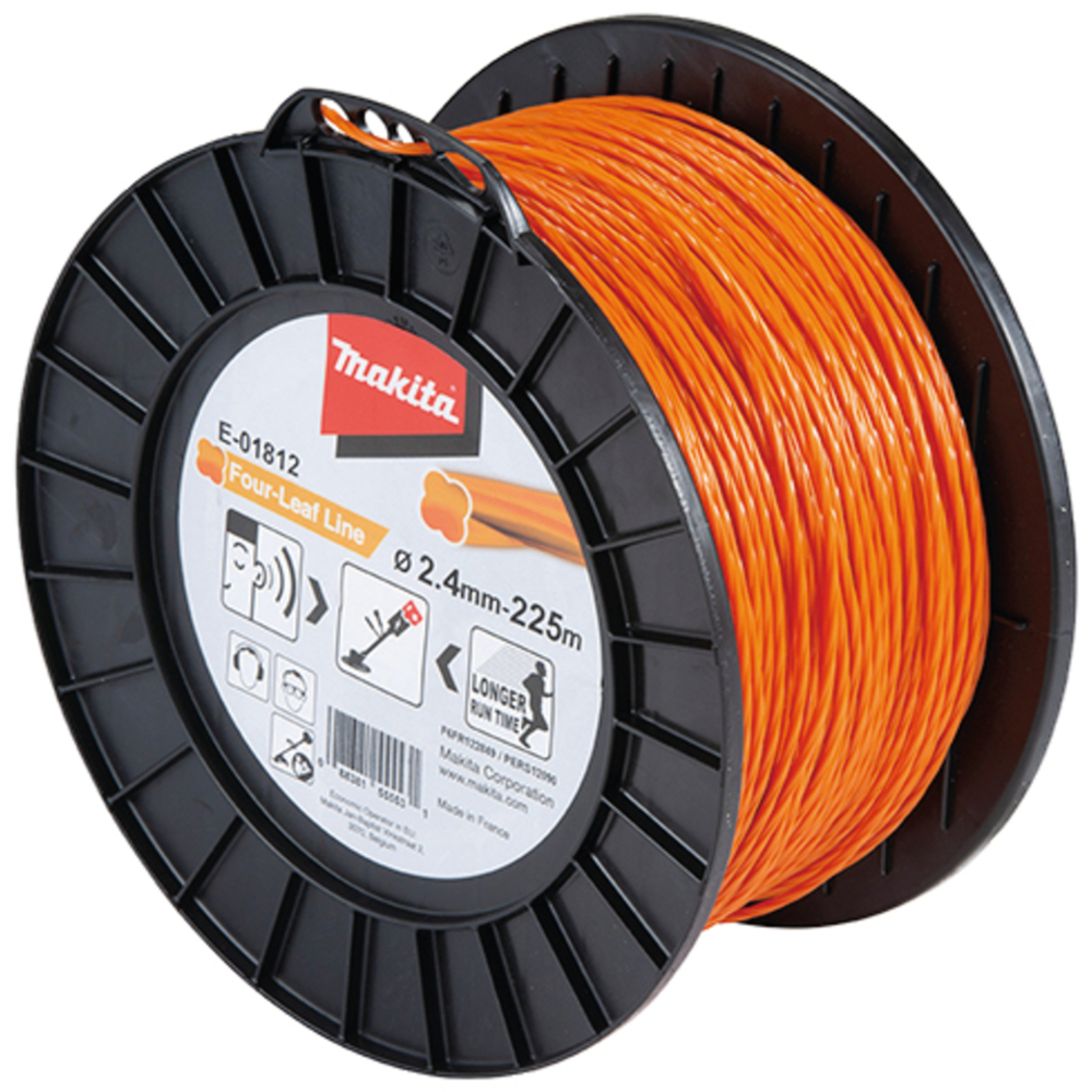 FIL NYLON TREFLE TORSADE 2.4-225M - MAKITA - E-01812
