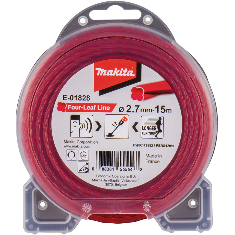 FIL NYLON TREFLE TORSADE 2.7-15M - MAKITA - E-01828