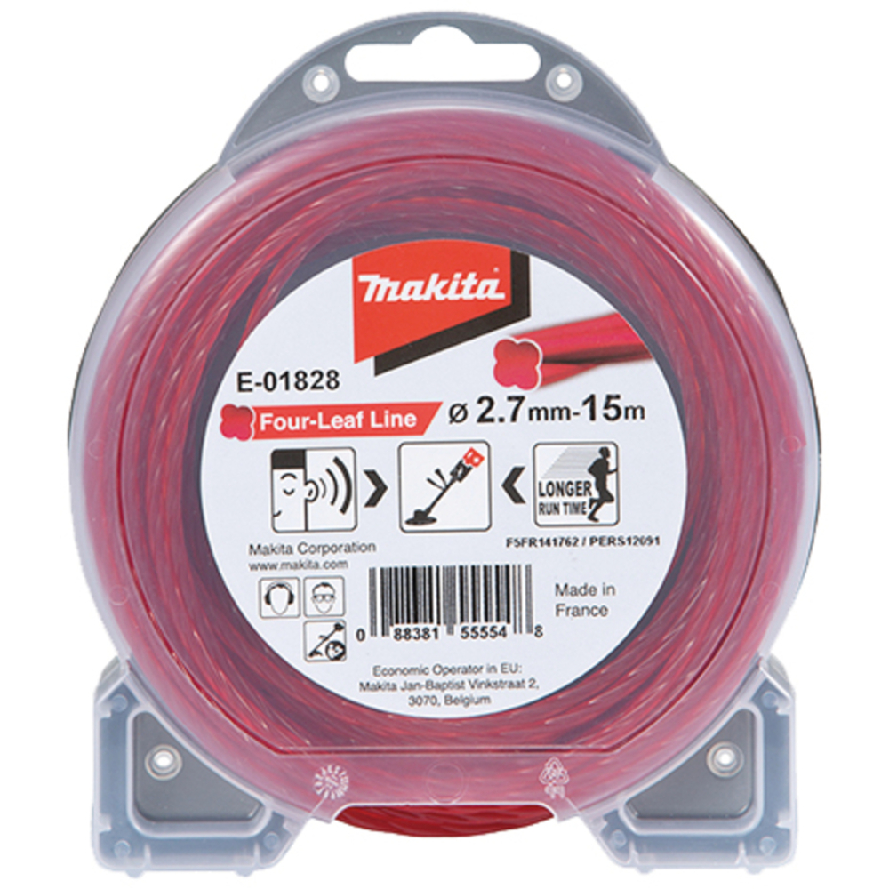 FIL NYLON TREFLE TORSADE 2.7-15M - MAKITA - E-01828